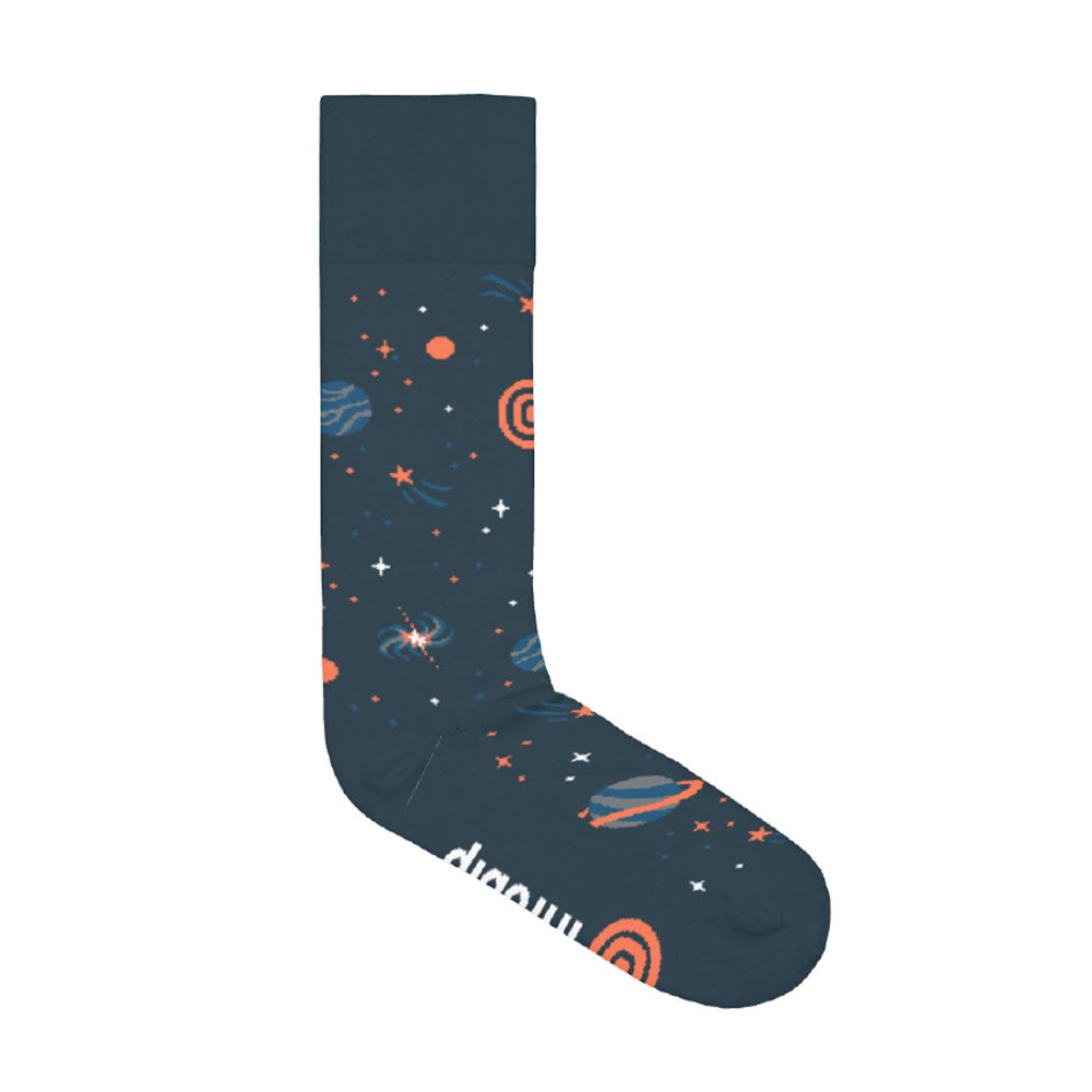 Flagship Cotton Crew Socks (Planets)